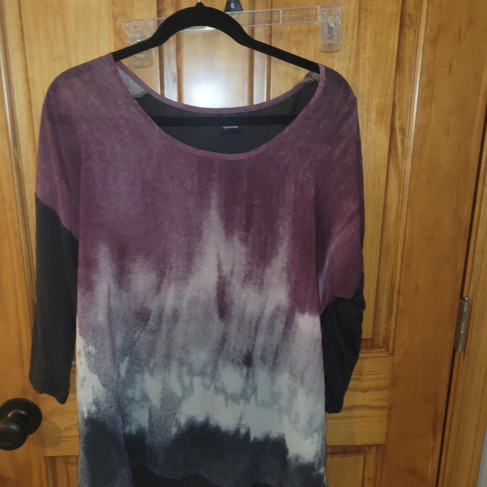 Elegant Ombre Long Sleeve Top